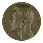 Jeanne Wichers - Penning VPK, 1936 : Toon Dupuis, Postzegels en Munten, Penningen en Medailles, Verzenden, Brons, Nederland