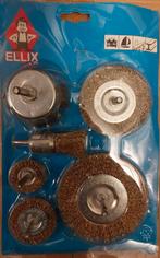 Ellix staalborstel set 6 verschillende borstels, Ophalen, Nieuw