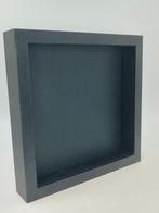 Diepe lijst van 25cm x 25cm met zwarte achtergrond, Huis en Inrichting, Woonaccessoires | Lijsten, Minder dan 50 cm, Nieuw, Ophalen of Verzenden
