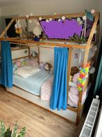 Ikea Kura bed met dakje en gordijntjes, Huis en Inrichting, Slaapkamer | Stapelbedden en Hoogslapers, Ophalen, Gebruikt, Eenpersoons