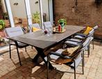Exclusieve HAWK tuinset met 20mm Dekton blad 2300x1000, Ophalen, Overige materialen, 6 zitplaatsen, Zo goed als nieuw