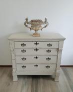 Antieke brocante massief eiken chiffoniere ladenkast kast., Ophalen