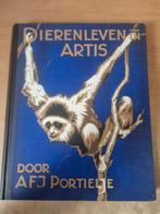Antiek prentenboek Dierenleven in Artis AFJ Portielje 1939, Boeken, Ophalen of Verzenden, Zo goed als nieuw