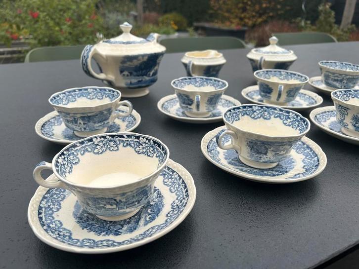 Boerenhoeve servies, Antiek en Kunst, Antiek | Servies compleet, Ophalen