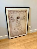 Leonardo da Vinci - Vitruviusman - Ingelijst 103x73 cm, Ophalen