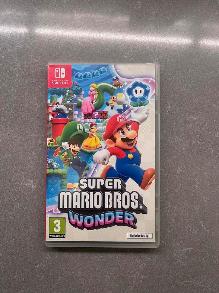 Nintendo Switch Game - Super Mario Bros Wonder, Spelcomputers en Games, Games | Nintendo Switch, Zo goed als nieuw, Platform, 2 spelers