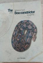 De gedrag cyclus van de BOA CONSTRICTOR in gevangenschap, Ophalen of Verzenden, Nieuw, Reptielen of Amfibieën