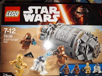 Lego star wars 75136 droid escape pod. beschikbaar voor biedingen