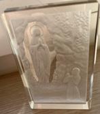 Maria en Bernadette Soubirous,in glas erg mooi, Antiek en Kunst, Antiek | Religie, Ophalen of Verzenden