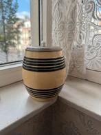 Vintage Petrus Regout Maastricht Art Deco Pot, Ophalen of Verzenden