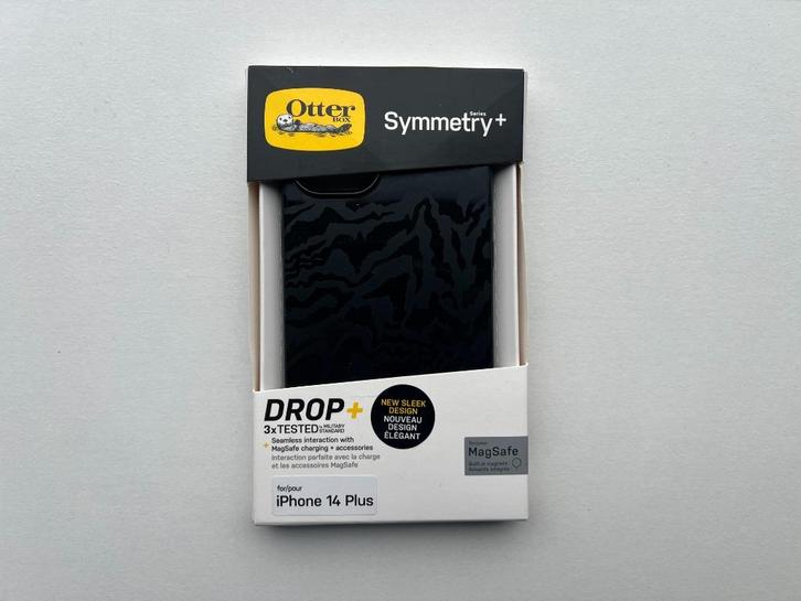 OtterBox Symmetry+ Apple iPhone 14 Plus Case MagSafe Black, Telecommunicatie, Mobiele telefoons | Hoesjes en Frontjes | Apple iPhone