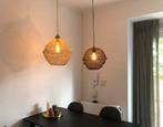 Hanglampen mesh zwart en goud, Ophalen of Verzenden, Zo goed als nieuw