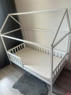 Huisbed kinderbed peuterbed 2e gratis, Kinderen en Baby's, Kinderkamer | Bedden, Gebruikt, 70 tot 85 cm, Matras, 140 tot 160 cm