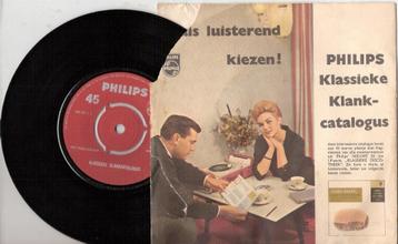 Klassieke Klankcatalogus Philips (1960) EP VERZENDEN/OPHALEN beschikbaar voor biedingen