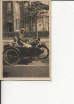 Westland Onbekend Motor met zijspan Fotokaart, Ophalen of Verzenden, 1920 tot 1940, Ongelopen, Zuid-Holland