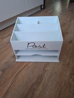 Te koop post/lectuur opbergbak, Huis en Inrichting, Woonaccessoires | Krantenbakken en Lectuurbakken, Ophalen, Gebruikt
