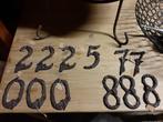 Antieke Bronzen Huisnummers, Ophalen of Verzenden, Gebruikt