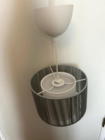 Ikea Symfonisk kap voor lampvoet met speaker, textiel/wit