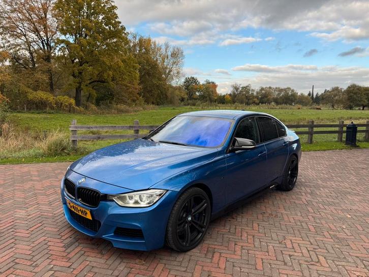 BMW 335i F30 2015 M-sport | Blauw | Apple Carplay | Pano, Auto's, BMW, Particulier, Sedan, Geïmporteerd, Blauw, Ophalen