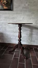 Bijzet tafel antiek, Ophalen, Minder dan 55 cm, Gebruikt, Rond