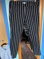 mooie zwart wit gestreepte broek H&M 42 zgan, H&M, Verzenden, Zwart, Maat 42/44 (L)