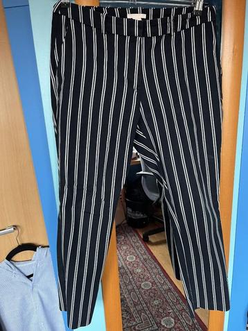 mooie zwart wit gestreepte broek H&M 42 zgan beschikbaar voor biedingen
