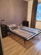 Elektrische lattenbodem +  onderstel van Bossflex, Huis en Inrichting, Slaapkamer | Matrassen en Bedbodems, Ophalen, Tweepersoons