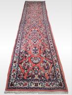 Handmade Persian wol Sarough tapijt loper pink floral 87x322, Gebruikt, ., 200 cm of meer, .