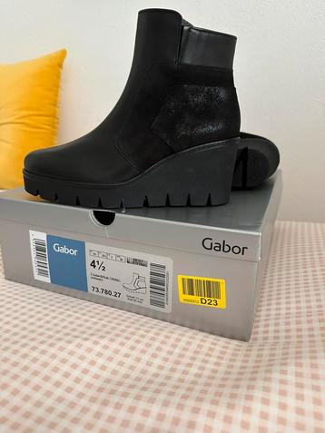Gabor enkellaars zwart, maat 4,5 (37,5) Nog nieuw! beschikbaar voor biedingen