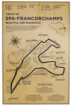 Retro Spa-Francorchamps Grand Prix Poster / F1 Formule 1, Verzenden, Nieuw, Formule 1
