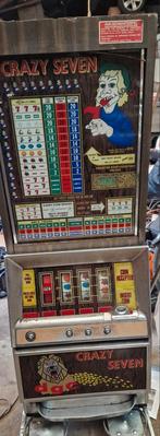 Vintage Crazy Seven Gokkast, Verzamelen, Automaten | Gokkasten en Fruitautomaten, Euro, Ophalen, Gebruikt
