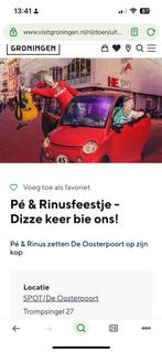 Gevraagd; 2 kaarten voor Pe en Rinus, afscheidsconcert, Tickets en Kaartjes, Twee personen, Ticket of Toegangskaart