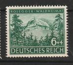 Duitsland 1943 - Woonhuis Peter Rosegger - Poëet, Postzegels en Munten, Ophalen of Verzenden, Overige periodes, Postfris