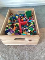 Houten kist met losse lego, Ophalen, Zo goed als nieuw, Overige merken