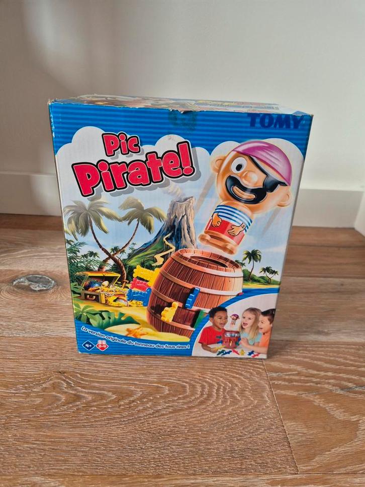 Pic Pirate! TOMY Prik de Piraat, Hobby en Vrije tijd, Gezelschapsspellen | Bordspellen, Gebruikt, Drie of vier spelers, Ophalen