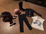 Paardrijset mt 134 met cap, laarzen, kleren en poetsset, Dieren en Toebehoren, Paardrijkleding, Ophalen, Kinderen, Dressuur, Overige typen