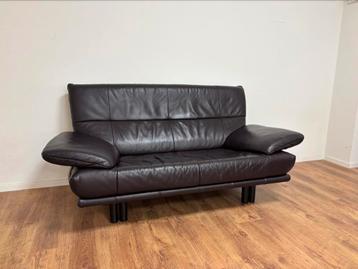 Vintage leren Rolf Benz BMP 418 design bank