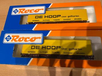 46311 Roco NS gesloten goederenwagon De Hoop voor golfkarton beschikbaar voor biedingen