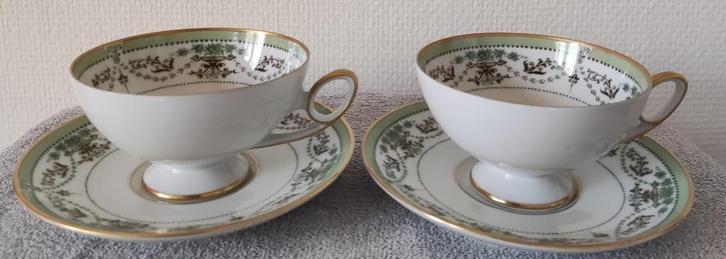 Theekopjes en schotels: Tirschenreuth, Antiek en Kunst, Antiek | Servies los, Ophalen of Verzenden
