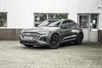 Audi Q8 Sportback e-tron 55 quattro S Edition 115 kWh, Auto's, Audi, Automaat, Zwart, 33 min, Leder