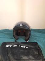 MT Helmets scooterhelm met bewaarhoes, matzwart, maat M, Ophalen, Zo goed als nieuw, Medium, MT Helmets