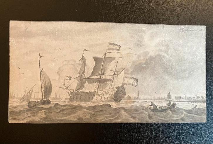 Vernis-mou ets Cornelis Ploos van Amstel, Antiek en Kunst, Kunst | Etsen en Gravures, Ophalen