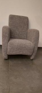 Grijze fauteuil te koop zgan, Huis en Inrichting, Fauteuils, Ophalen, Zo goed als nieuw, Minder dan 75 cm, 50 tot 75 cm
