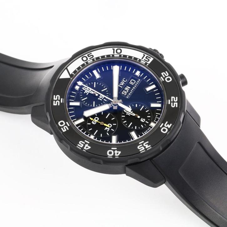IWC Aquatimer Chronograph Galapagos 45 (Zeer goed/ 2011), Sieraden, Tassen en Uiterlijk, Horloges | Heren, Zo goed als nieuw, Polshorloge