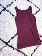 QS bordeaux rode singlet stretch maat S, Nieuw, Ophalen of Verzenden, Korte mouw, Maat 36 (S)