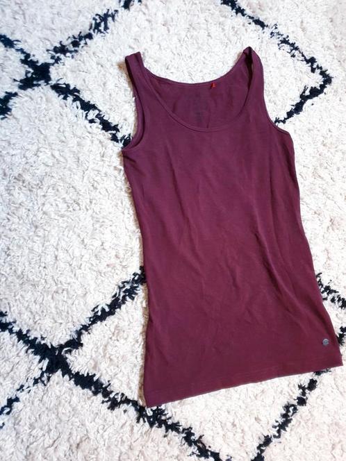 QS bordeaux rode singlet stretch maat S, Kleding | Dames, Tops, Nieuw, Maat 36 (S), Rood, Korte mouw, Ophalen of Verzenden