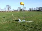 Korfbalpaal verzinkte ijzeren paal voor op gras, Ophalen, Nieuw, Korf of Paal
