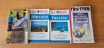 Vier reisgidsen te koop over Mexico en Yucatan., Gelezen, Ophalen of Verzenden