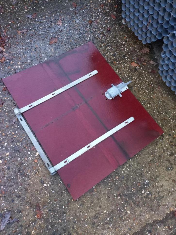 (6) Trespa deurtjes 94 x 78 x 95 cm vleesvarkens, Dieren en Toebehoren, Schapen, Geiten en Varkens, Varken, Meerdere dieren