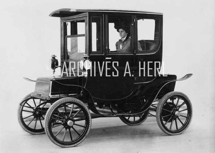 Kimball electric automobile 1908 foto, Verzamelen, Automerken, Motoren en Formule 1, Nieuw, Motoren, Verzenden